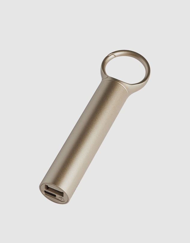 Lexon - Lexon Nomaday 3000 Mah Power Bank With Clip - Gold