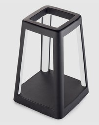 Lexon - Lexon Lantern Portable Lamp With Built-In Wireless Charger - Black