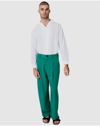Justin Cassin - Cyber Loose Fit Trousers