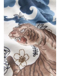 NEXT - Printed Short Sleeve Shirt With Cuban Collar