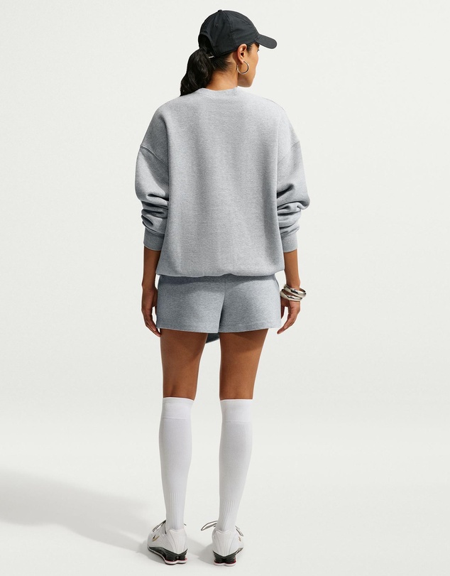 Nike - Studio Fleece Oversized Crew-Neck Sweatshirt