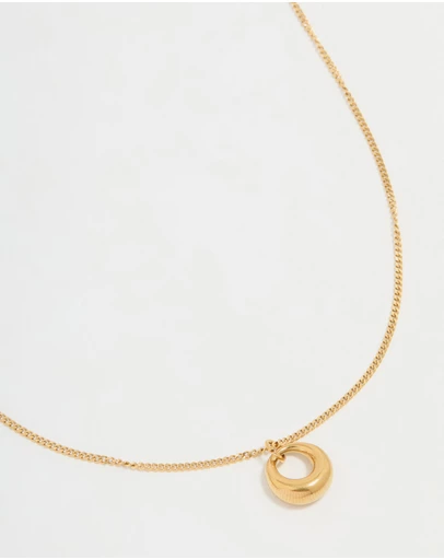 Lovisa - Waterproof Gold Plated Stainless Steel Bold Pendant Necklace