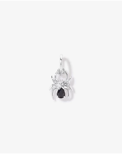 Michael Hill - Spider Pendant with Black Cubic Zirconia in Sterling Silver