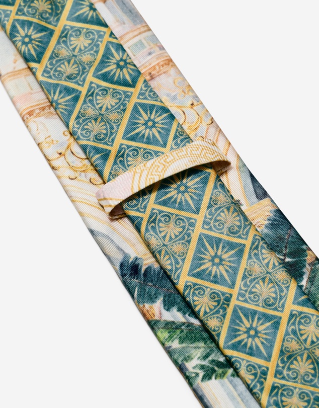 Calibre - Palace of Palms Silk Tie Jade Combo