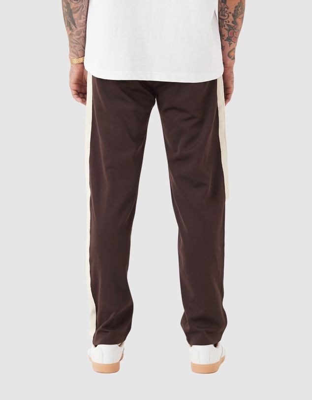 Zanerobe - Stitched Football Trackpant Dk Choc