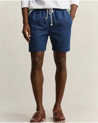 Gant - Denim Drawstring Shorts