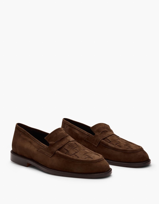 Aquila - D'ORO Collection - Vaughn Suede Penny Loafers