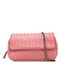 Pre-Loved by Azura Reborn - Pre-Loved bottega veneta Woven Leather Flap Bag with Chain Strap