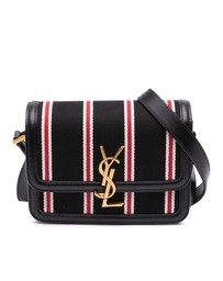 Pre-Loved by Azura Reborn - Pre-Loved Small Canvas Striped Solferino Satchel In Box