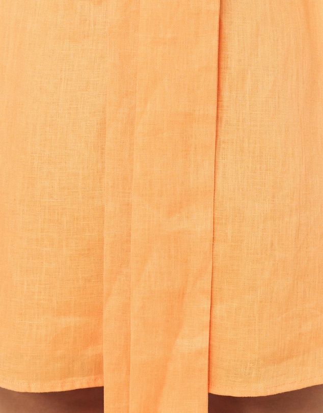 AERE - Kyla Tie Back Linen Mini Dress
