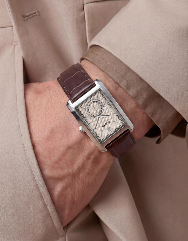 GUESS - GUESS Mens Brown Analogue Watch
