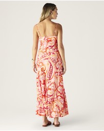 MOS The Label - Serena Print Strappy Dress