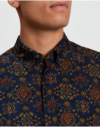 Ben Sherman - Foulard Print Cord Shirt