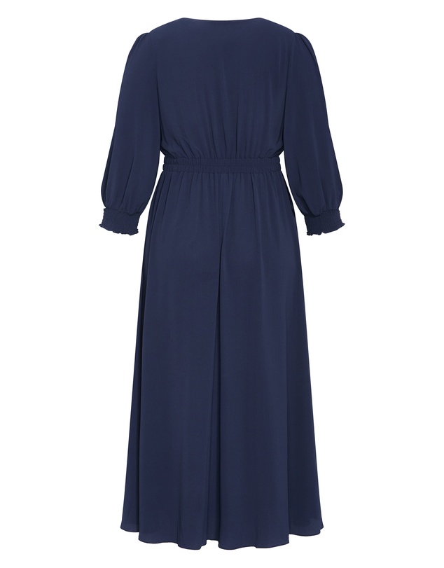 City Chic - Plus sizeJolene V Neck Maxi Dress - navy