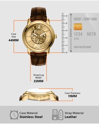 Fossil - Fossil Heritage Brown Analogue Watch
