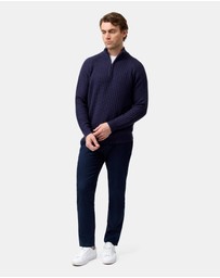 Brooksfield - Half Zipped Knit