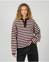 All About Eve - Flossie Stripe Knit Wine