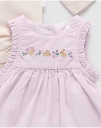 Purebaby - Bunny Pinnie Set - Kids-Babies