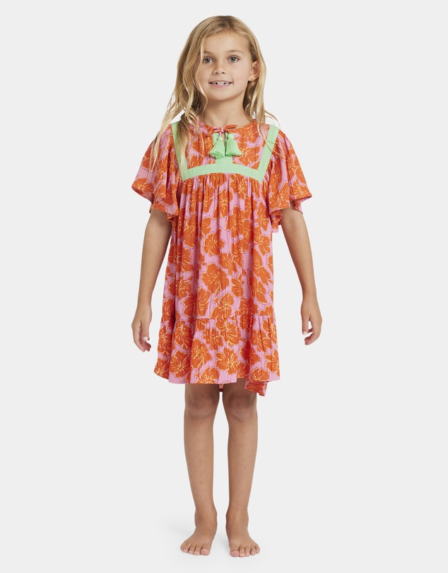 Billabong Kids - Girls 0 to 5 Happy Hibiscus Dress