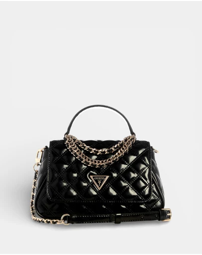 GUESS - Giully Top Handle Flap Bag