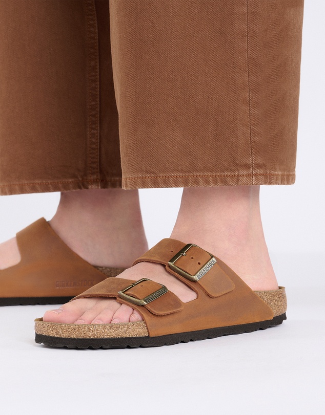 Birkenstock - Arizona Oiled Leather Narrow - Unisex