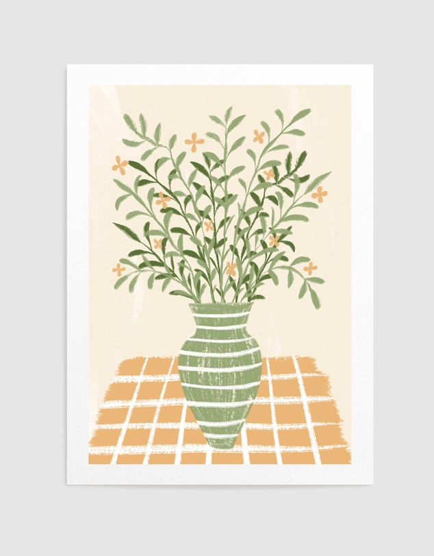 Olive et Oriel - Cozy Home by Martina Art Print