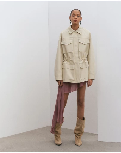 M.N.G - Oversized Parka with Pockets