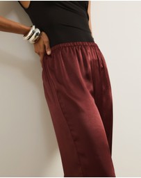 Atmos&Here - Saffron Satin Pants