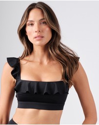 UNE PIECE - Frill Classic Square Neck Bralette Bikini Top