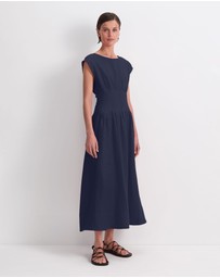 Sportscraft - Ariana Pintuck Linen Dress