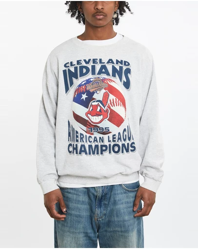 Vintage by The Real Deal - Pre Loved - 1995 MLB Cleveland Indians Sweatshirt