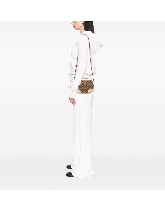 Gucci - Pre-Loved GG Canvas Bree Crossbody