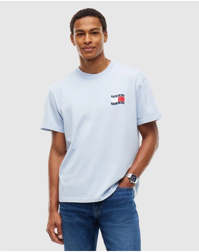 Tommy Jeans - Relaxed Wavy Flag Tee
