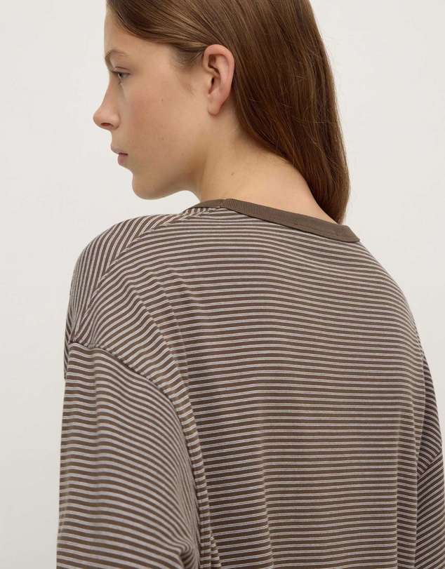 Assembly Label - Malone Stripe Wide Sleeve Tee