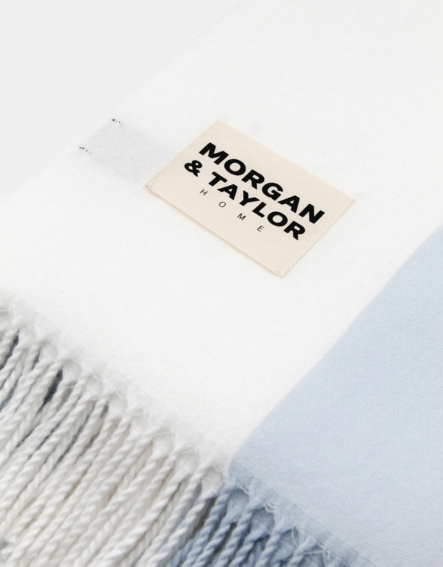 Morgan & Taylor - August Throw Blanket in Blue