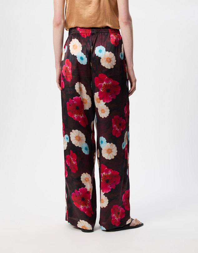 The Social Outfit - Silk Kai Pants - Cosmic Bloom