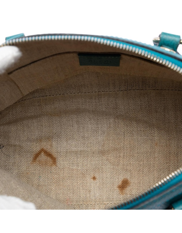Pre-Loved by Azura Reborn - Pre-Loved Small Dollar Calfskin GG Charm Dome Satchel