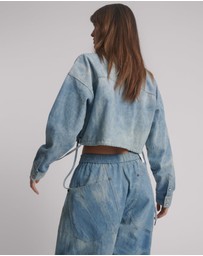 ONE TEASPOON - Denim Bubble Shirt - Cloudy Blue