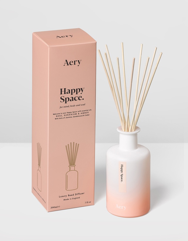 Aery Living - Aromatherapy 200ml Reed Diffuser Happy Space