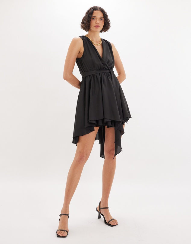 Amelius - Aimee Asymmetric Wrap Dress