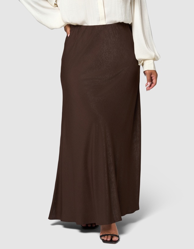 Something 4 Olivia - Luxe Satin Maxi Skirt