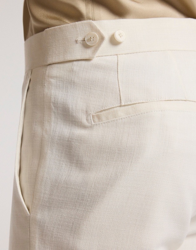 Calibre - Slim Stretch Textured Pants Ivory