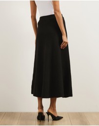 Atmos&Here - Katie Wool Blend Knitted Skirt