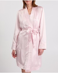 David Lawrence - Cannes Short Silk Sleep Robe