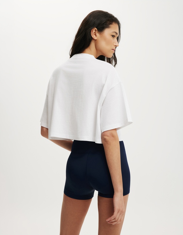 Cotton On Body Active - Cropped Graphic Sporty Tee