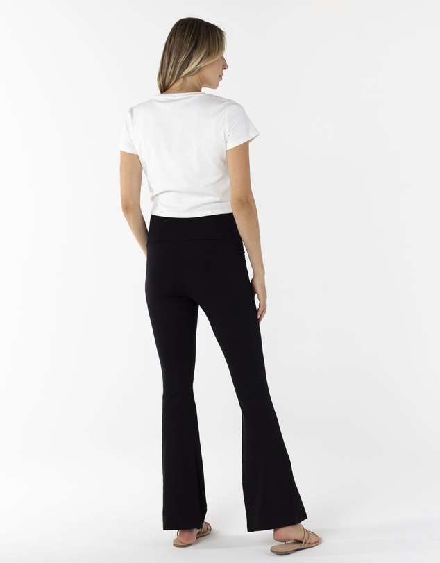 Angel Maternity - Celia Maternity Cotton Crop Tee - White