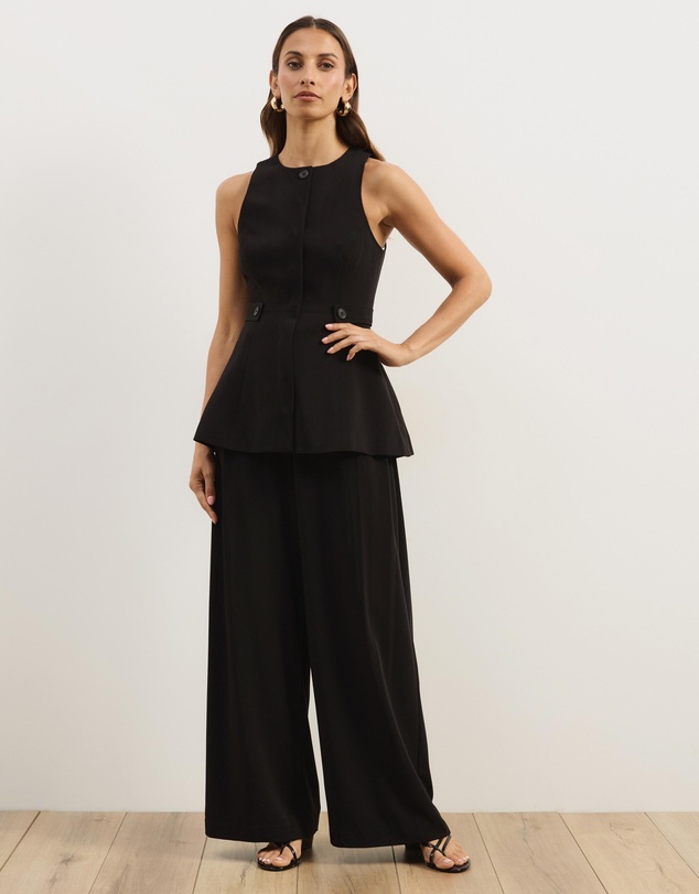 Atmos&Here - Isola Waist Detail Tailored Pants