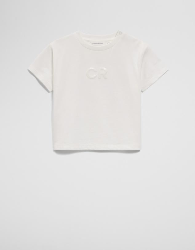 Country Road - Australian Cotton Short Sleeve Sequin Logo T-shirt
