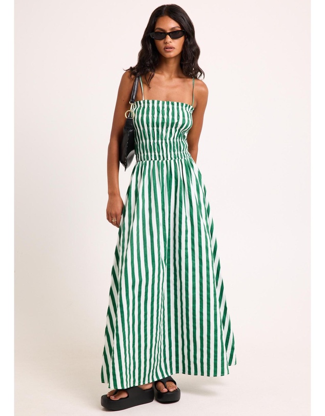Subtitled - Manon Shirred Maxi Dress