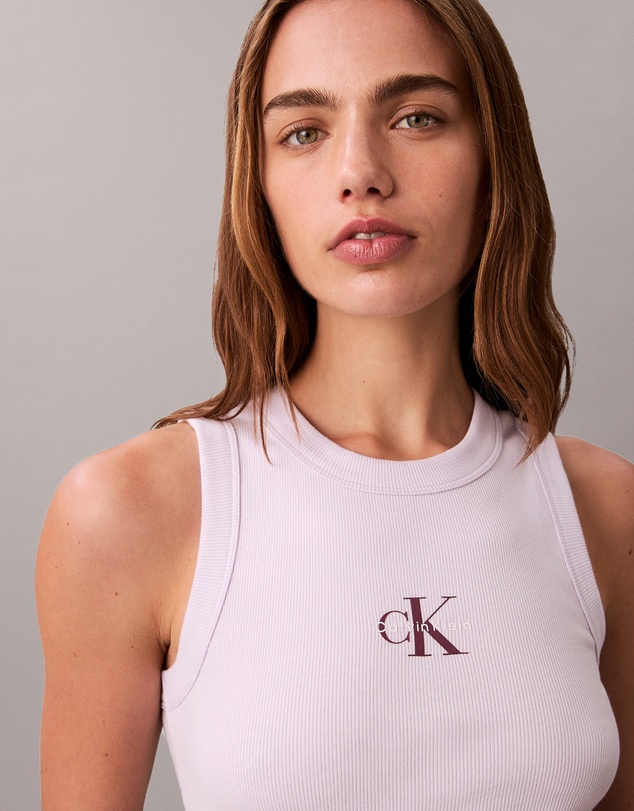 Calvin Klein Jeans - Monologo Rib Tank Top